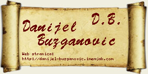 Danijel Buzganović vizit kartica